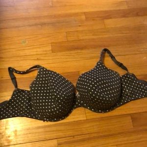 Polka dot 38h cacique bra
